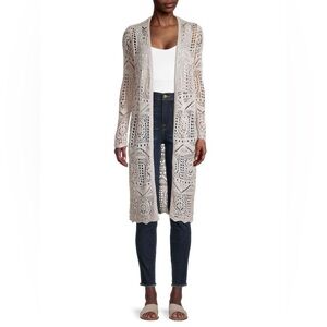CHELSEA & THEODORE | Open Knit Cardigan